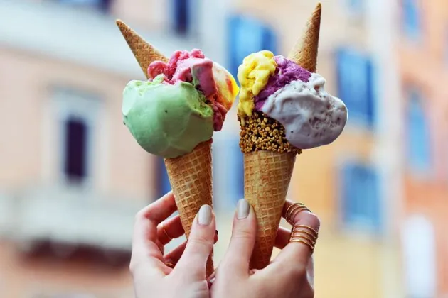 Two Gelato Cones