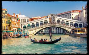 Rialto Bridge on Venice Canal
