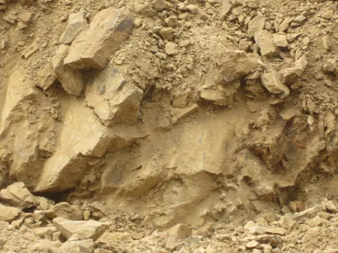 More rock below rock