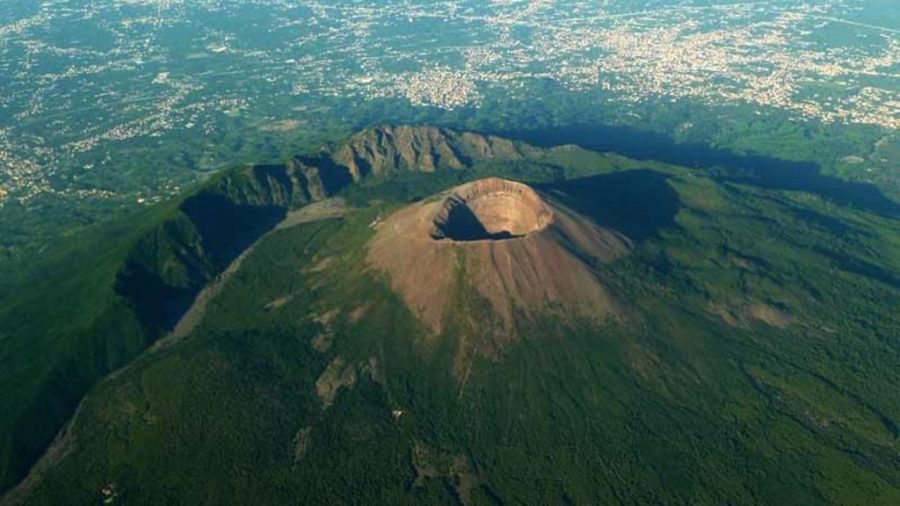 Mt.Vesuvius from the Air